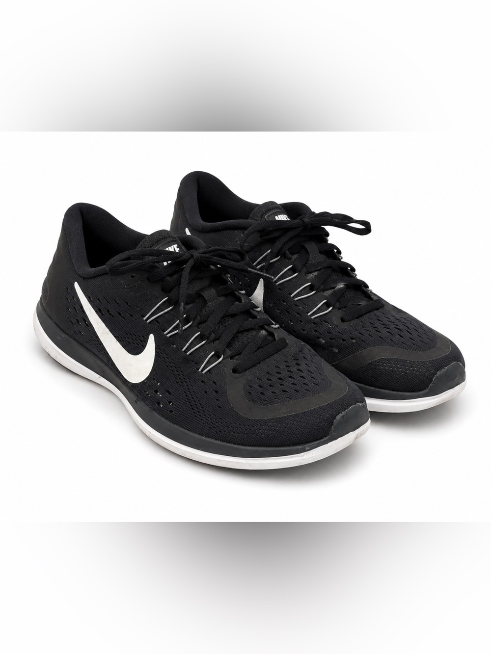 Nike Black and White Men's Athletic Running Shoes
